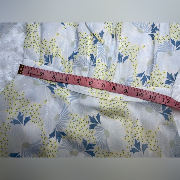 Ted Baker Suziiee floral-print woven mini dress With Asymmetric Ruffles Size 0 - Picture 11 of 16